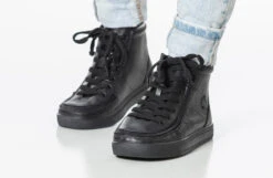 Black To The Floor Leather BILLY Classic Lace Highs -Outlet Billy Footwear Store BK21300 002 studio standing 2 940x614 4ba25071 85ee 4165 b571 ff08d601be5e