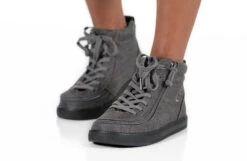 FINAL SALE - Charcoal Jersey BILLY Street High Tops -Outlet Billy Footwear Store BK21310 021 studio standing 2 940x614 38e02eb6 7a4a 440c ac4a fd26f17e656a