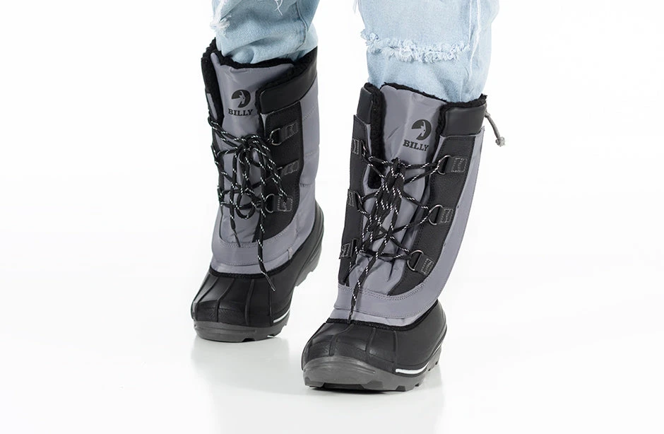 Grey BILLY Ice Winter Boots 8 Grey BILLY Ice Winter Boots - Image 8
