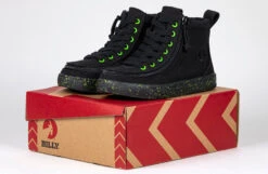FINAL SALE - Black/Green Speckle BILLY Classic Lace High Tops -Outlet Billy Footwear Store BK22100 002 studio 1 940x614 1342f0be 5639 465a 8226 c02b11b9678b