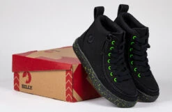 FINAL SALE - Black/Green Speckle BILLY Classic Lace High Tops -Outlet Billy Footwear Store BK22100 002 studio 2 940x614 bc5cf68a 132c 486a bcf2 11eeabd5f321