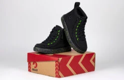 FINAL SALE - Black/Green Speckle BILLY Classic Lace High Tops -Outlet Billy Footwear Store BK22100 002 studio 3 940x614 5f9c097c 5ec1 4621 83b2 450a0832b1f3