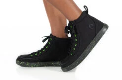 FINAL SALE - Black/Green Speckle BILLY Classic Lace High Tops -Outlet Billy Footwear Store BK22100 002 studio standing 1 940x614 97dfb5cf 3a86 40af 95bd 9581bd74289c