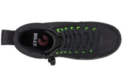 FINAL SALE - Black/Green Speckle BILLY Classic Lace High Tops -Outlet Billy Footwear Store BK22100 002 top 940x614 de247b04 7121 4c3d 984c d88a279efd34