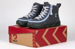 FINAL SALE - Charcoal/Blue Speckle BILLY Classic Lace High Tops -Outlet Billy Footwear Store BK22100 021 studio 1 940x614 6ae67c9f 737c 4016 9dd5 18ad76a4ff63
