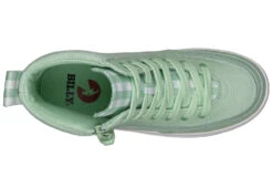 FINAL SALE - Green Gingham BILLY Classic Lace High Tops -Outlet Billy Footwear Store BK22100 330 top 940x614 2ac85307 1690 45ad b1f4 ebb167e116ba