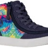 Navy Tie Dye BILLY Street High Tops