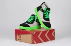 FINAL SALE - Black/Green BILLY Street Short Wrap High Tops -Outlet Billy Footwear Store BK22111 002 studio 3 940x614 a59cf8dc be32 4809 9a6a 71689356cd87