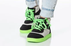 FINAL SALE - Black/Green BILLY Street Short Wrap High Tops -Outlet Billy Footwear Store BK22111 002 studio standing 2 940x614 b730aed4 b685 470c a5f6 d844789f0c78