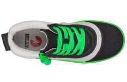 FINAL SALE - Black/Green BILLY Street Short Wrap High Tops -Outlet Billy Footwear Store BK22111 002 top 940x614 707a39ff 6252 4ed8 9ca1 9442722b357b