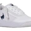 FINAL SALE - White/Navy BILLY Sport Court Athletic Sneakers
