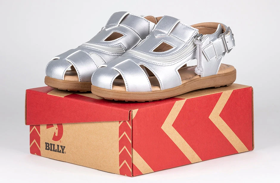 FINAL SALE - Silver BILLY Sandals 6 FINAL SALE - Silver BILLY Sandals - Image 6