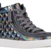 Graphite Rainbow BILLY Classic Quilt High Tops