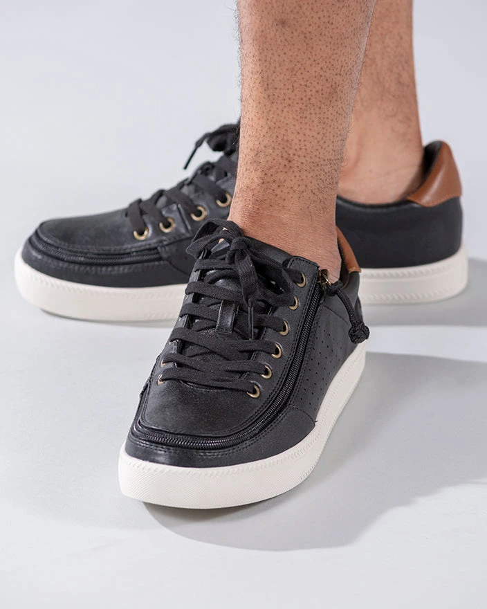 FINAL SALE - Men's Black BILLY Low Sneakers 7 FINAL SALE - Men's Black BILLY Low Sneakers - Image 7
