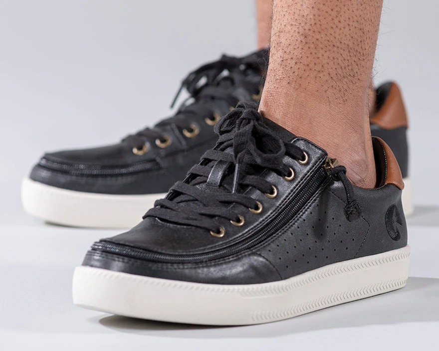FINAL SALE - Men's Black BILLY Low Sneakers 8 FINAL SALE - Men's Black BILLY Low Sneakers - Image 8