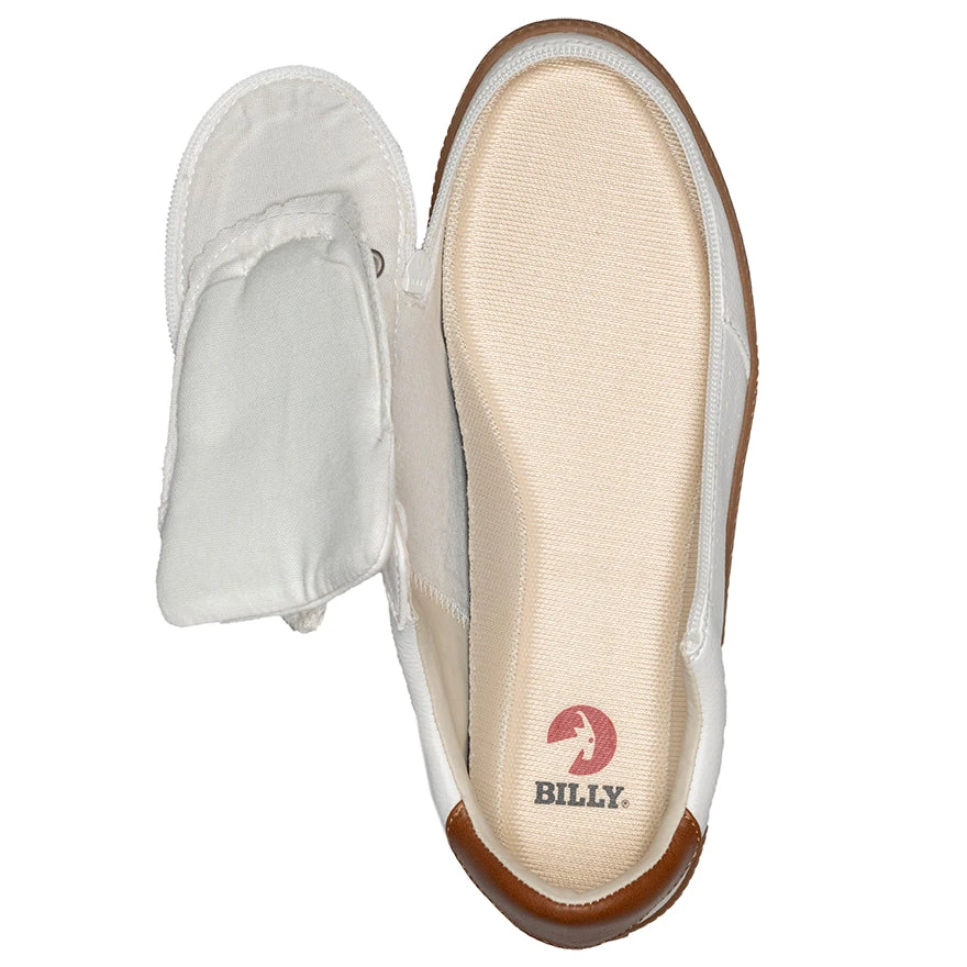 FINAL SALE - Men's White BILLY Low Sneakers 4 FINAL SALE - Men's White BILLY Low Sneakers - Image 4