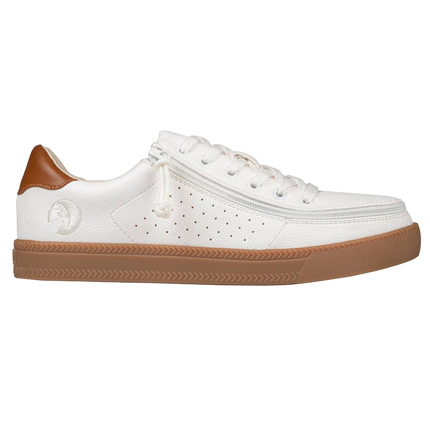FINAL SALE - Men's White BILLY Low Sneakers 2 FINAL SALE - Men's White BILLY Low Sneakers - Image 2