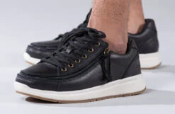 Men's Black Leather BILLY Comfort Lows -Outlet Billy Footwear Store BM20100 001 studio standing 2 940x614 22675b98 5ca5 402f b103 33750f0e4bb9