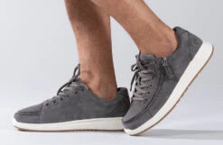 Men's Grey Suede BILLY Comfort Lows -Outlet Billy Footwear Store BM20101 030 studio standing 1 940x614 74627bfa 4a7a 41b2 860d df49f4804801