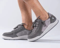 FINAL SALE - Men's Charcoal Suede/Mesh BILLY Comfort Classic Lows -Outlet Billy Footwear Store BM20102 021 Studio1 880x704 1