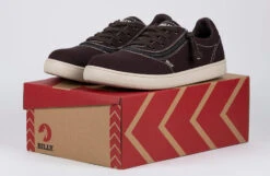 FINAL SALE - Men's Dark Brown/White Stitch BILLY Sneaker Low Tops -Outlet Billy Footwear Store BM22128 201 studio 1 940x614 def30995 c401 48ca 8388 b6f5a27336a6