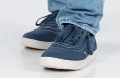 FINAL SALE - Men's Blue/White Stitch BILLY Sneaker Low Tops -Outlet Billy Footwear Store BM22128 410 studio standing 2 940x614 426fa339 82e2 4bde 8055 f92d6bbe581e