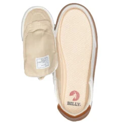 FINAL SALE - Women's White (Brown Mustache) BILLY Low Sneakers -Outlet Billy Footwear Store BW20007 100 Open 880x880 15bc46a2 ee29 40b3 8bb4 56974c8061cd