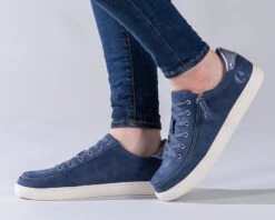 FINAL SALE - Women's Steel Blue BILLY Classic Lace Lows -Outlet Billy Footwear Store BW20301 400 Studio1 880x704 1