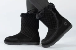 FINAL SALE - Women's Black BILLY Cozy Quilt Lux Boots -Outlet Billy Footwear Store BW21326 001 studio standing 1 940x614 db00d997 bc81 476a 8acc 81e8ba4f0708
