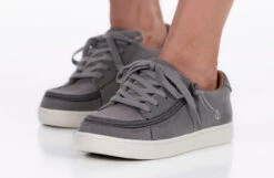 FINAL SALE - Women's Charcoal BILLY Sneaker Low Tops -Outlet Billy Footwear Store BW21328 021 studio standing 2 940x614 00d2b6f6 f21c 40c6 bf40 a7a35e97409c
