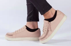 FINAL SALE - Women's Blush BILLY Sneaker Low Tops -Outlet Billy Footwear Store BW21328 660 studio standing 1 940x614 52b65c19 fc71 4279 a758 e75d1e54b425
