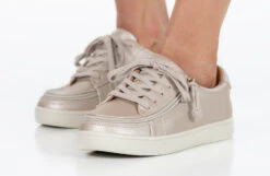 FINAL SALE - Women's Champagne BILLY Sneaker Low Tops -Outlet Billy Footwear Store BW21328 710 studio standing 2 940x614 f3f2f4d7 004e 41fb bede 02d59c8460b8