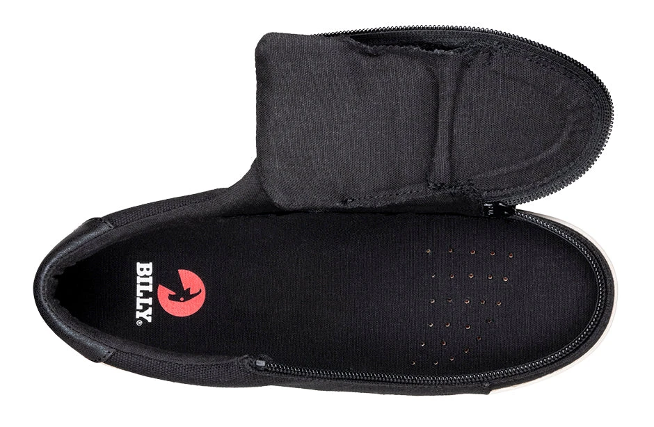 FINAL SALE - Women's Black Canvas BILLY Sneaker Low Tops 4 FINAL SALE - Women's Black Canvas BILLY Sneaker Low Tops - Image 4