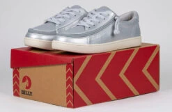 FINAL SALE - Women's Silver Grey Metallic BILLY Sneaker Low Tops -Outlet Billy Footwear Store BW22128 050 studio 1 940x614 efea3583 d8d0 4400 9169 5878624f9818