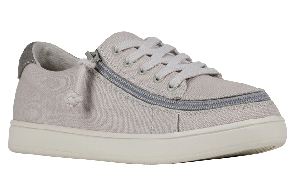 FINAL SALE - Women's Light Grey BILLY Sneaker Low Tops 1 FINAL SALE - Women's Light Grey BILLY Sneaker Low Tops