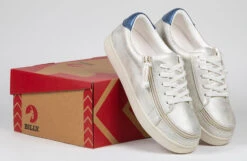 FINAL SALE - Women's White (Navy Mustache) BILLY Sneakers 16 FINAL SALE - Women's White (Navy Mustache) BILLY Sneakers -Outlet Billy Footwear Store BW22128 101 studio 2 940x614 a13b39ce f51a 407f a43a ee8e1ced2a8d