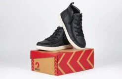 FINAL SALE - Women's Black BILLY Sneaker Lace Mid Tops -Outlet Billy Footwear Store BW22135 001 studio 3 940x614 4d456fe6 65d0 4ea5 9067 8a17e635a71e