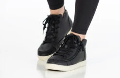 FINAL SALE - Women's Black BILLY Sneaker Lace Mid Tops -Outlet Billy Footwear Store BW22135 001 studio standing 2 940x614 6ed14d79 c7fe 459a a0be ee716a42eceb