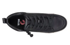 FINAL SALE - Women's Black BILLY Sneaker Lace Mid Tops -Outlet Billy Footwear Store BW22135 001 top 940x614 1278e38c c093 49cf 990e 48ea8d748c16