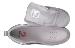 FINAL SALE - Women's Silver Grey Metallic BILLY Sneaker Lace Mid Tops -Outlet Billy Footwear Store BW22135 040 open 940x614 2be0cfbc cf87 43d5 a30d a744ad4d6f33