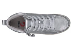 FINAL SALE - Women's Silver Grey Metallic BILLY Sneaker Lace Mid Tops -Outlet Billy Footwear Store BW22135 040 top 940x614 03cc690a 495c 4db0 a0f5 f49a2b70243b