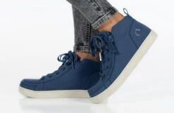 FINAL SALE - Women's Beach Blue BILLY Sneaker Lace Mid Tops -Outlet Billy Footwear Store BW22135 420 studio standing 1 940x614 e1db2d23 9202 44af 9a80 c1170c12d391