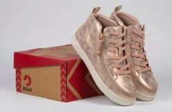 FINAL SALE - Women's Rose Gold BILLY Sneaker Lace Mid Tops -Outlet Billy Footwear Store BW22135 680 studio 2 940x614 28b03309 5e7d 491e a43f 74221d1d7f43