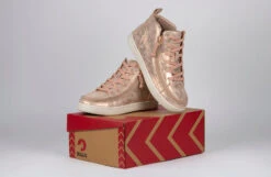 FINAL SALE - Women's Rose Gold BILLY Sneaker Lace Mid Tops -Outlet Billy Footwear Store BW22135 680 studio 3 940x614 24d236c2 74c3 42df 8b10 67d16f16dbaf