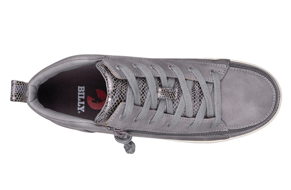 FINAL SALE - Women's Stone BILLY Sneaker Lace Mid Tops 4 FINAL SALE - Women's Stone BILLY Sneaker Lace Mid Tops - Image 4