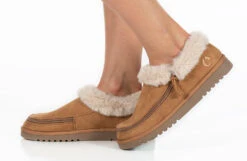 Women's Chestnut BILLY Cozy Slippers -Outlet Billy Footwear Store BW22446 250 studio standing 1 940x614 37b0b60b 1cda 43b2 9a3c 029df60bc114