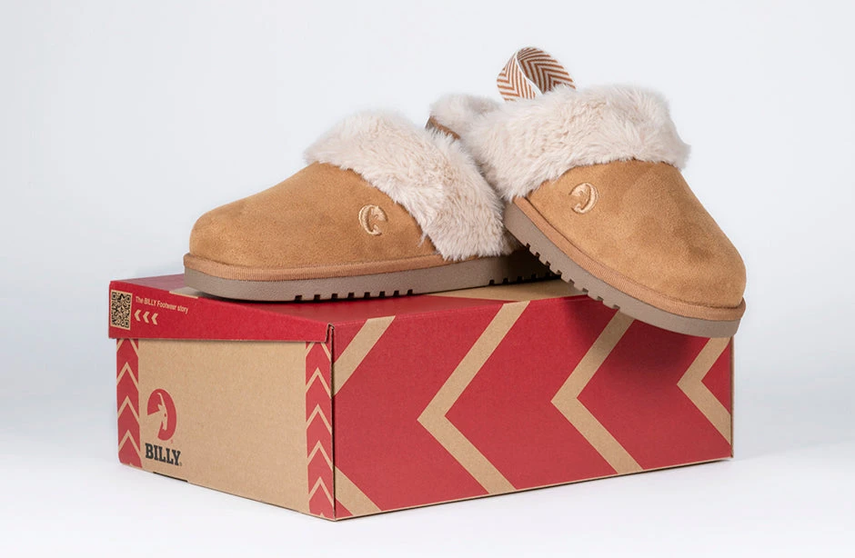 Women's Chestnut BILLY Cozy Sling Scuff 8 Women's Chestnut BILLY Cozy Sling Scuff - Image 8