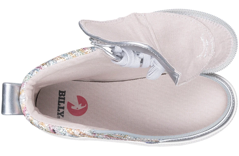 Silver Rainbow BILLY Classic Lace High Tops 5 Silver Rainbow BILLY Classic Lace High Tops - Image 5