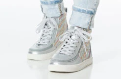 Silver Rainbow BILLY Classic Lace High Tops 21 Silver Rainbow BILLY Classic Lace High Tops -Outlet Billy Footwear Store bk23100 041 studio standing 2 940x614 52633975680 o