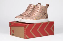 Rose Gold Daisy BILLY Classic Lace High Tops -Outlet Billy Footwear Store bk23100 680 on box 1 940x614 52550445675 o